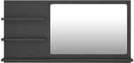 Bathroom mirror grey 90×10,5×45 cm chipboard 805017 - Mirror
