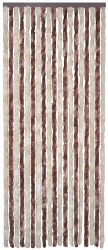 Insect curtain beige and light brown 56×200 cm Chenille 315120 - Drape - Main image