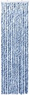 Insect curtain blue and white 56×200 cm Chenille 315126 - Drape