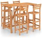 5dílný zahradní barový set masivní akáciové dřevo 3057850 - Zahradní nábytek