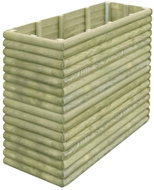 Raised bed 150x56x96 cm impregnated pine wood 19 mm 43278 - Raised Garden Bed
