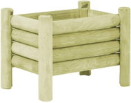 Raised bed impregnated pine wood 60×40×42 cm 45176 - Raised Garden Bed