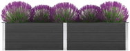 Raised bed 250×50×54 cm wood plastic grey 49057 - Raised Garden Bed