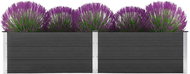 Garden raised bed 250×100×54 cm wood plastic grey 49059 - Raised Garden Bed