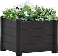 Raised bed PP anthracite 43×43×35 cm 313973 - Raised Garden Bed