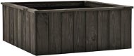 Raised bed dark grey 74×77×30 cm solid pine wood 315415 - Raised Garden Bed