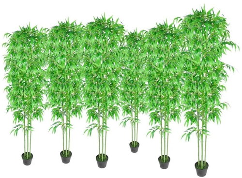 Artificial bamboo trees 6 pcs 160694 - Artificial Tree - Main image