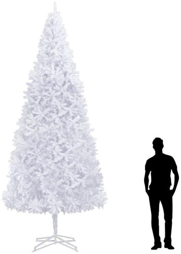 Artificial Christmas tree 400 cm white 284294 - Christmas Tree - Main image