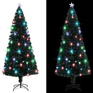 Artificial Christmas tree with stand and LED 210 cm 280 branches 284303 - Christmas Tree