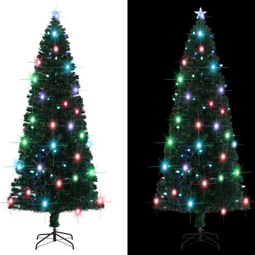 Artificial Christmas tree with stand and LED 240 cm 380 branches 284304 - Christmas Tree - Main image
