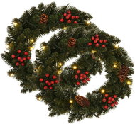 Christmas wreaths 2 pcs with decoration green 45 cm 284330 - Artificial Flower