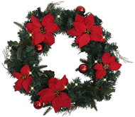 Christmas wreath with LED lights green 60 cm PVC 320976 - Artificial Flower