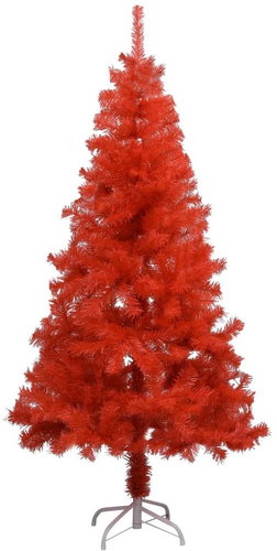 Artificial Christmas tree with stand red 150 cm PVC 321006 - Christmas Tree - Main image