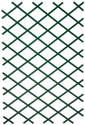 Nature 2 pcs garden trellis 100×200 cm PVC green 276936 - Room Divider - Main image