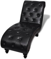 Brown faux leather lazy girl - Lounge