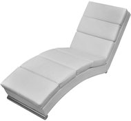 Lounger white faux leather - Lounge