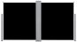 Oboustranná zatahovací boční markýza 170×600 cm černá 48466 - Markýza