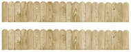 Lawn edging 2 pcs 120 cm impregnated pine 3053642 - Lawn Edging