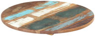 Round Table Top 60cm 25-27mm Solid Recycled Wood 286038 - Table Top