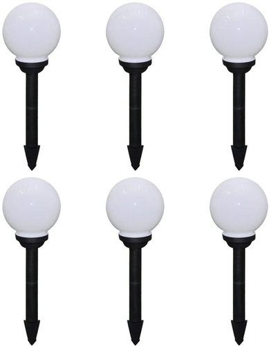 Outdoor driveway lighting 6 pcs LED 20 cm with fog 277115 - Garden Lighting - Main image