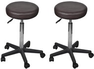 Office stools 2 pcs brown 35,5×98 cm artificial leather 277178 - Stool