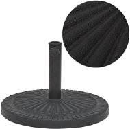Umbrella stand, resin, round black 29 kg 43658 - Umbrella Stand