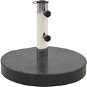 Umbrella stand granite 30 kg round black 45064 - Umbrella Stand