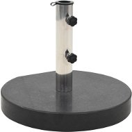 Umbrella stand granite 30 kg round black 45064 - Umbrella Stand