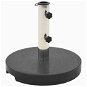 Umbrella stand granite 20 kg round black 45068 - Umbrella Stand