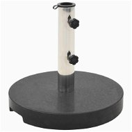 Umbrella stand granite 20 kg round black 45068 - Umbrella Stand