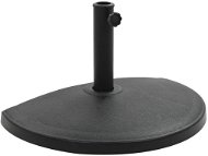 Umbrella stand semicircular black 15 kg polyresin 45199 - Umbrella Stand