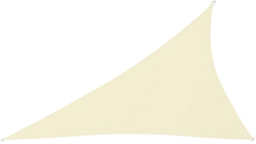 Shade sheet oxford fabric triangular 3x4x5 m cream 135228 - Shade Sail - Main image