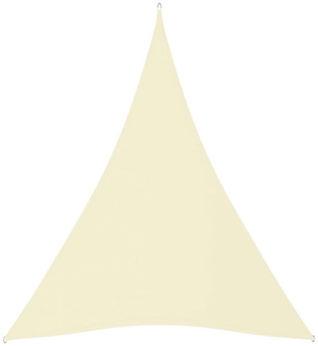Shade sheet oxford fabric triangular 3x4x4 m cream 135229 - Shade Sail - Main image