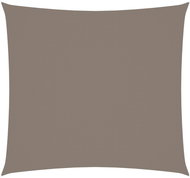 Shade sheet oxford fabric square 6×6 m taupe 135417 - Shade Sail