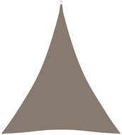 Shade sheet oxford fabric triangular 3x4x4 m taupe 135449 - Shade Sail