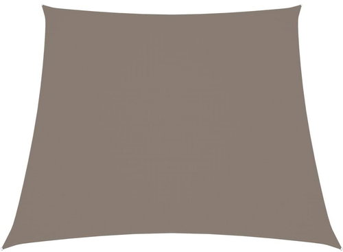 Shade sheet oxford fabric trapezoidal 4/5×4 m taupe 135464 - Shade Sail - Main image