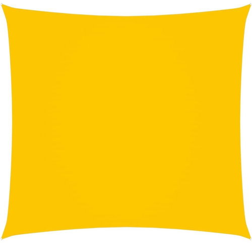 Shade sheet oxford fabric square 7×7 m yellow 135583 - Shade Sail - Main image
