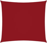Shade sheet oxford fabric square 7×7 m red 135638 - Shade Sail