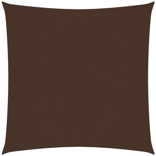 Shade sheet oxford fabric square 6×6 m brown 135802 - Shade Sail - Main image