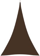 Tieniaca plachta oxfordská látka trojuholníková 5 × 7 × 7 m hnedá 135842 - Tieniaca plachta