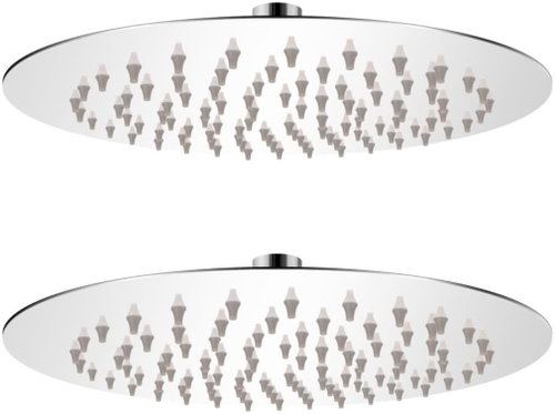 Rain shower head 2 pcs O 20 cm Stainless steel 275934 - Rain Shower - Main image