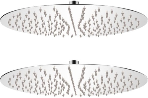 Rain shower head 2 pcs O 40 cm Stainless steel 275937 - Rain Shower - Main image