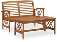 2-piece garden sofa set solid acacia wood 310272 - Garden Furniture