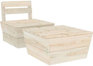 2-piece garden sofa set impregnated spruce wood 315636 - Garden Furniture