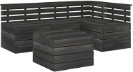 5-piece garden sofa set made of pine pallets dark grey 3063740 - Garden Furniture