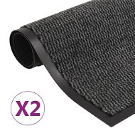 Anti-dust rectangular mats 2pcs tufted 40x60 cm anthracite 3051601 - Doormat