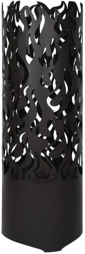 Esschert Design High Fire Basket Flames carbon steel black FF408 - Fireplace - Main image
