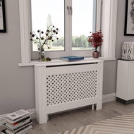 Covers for radiator 2 pcs white 112×19×81,5 cm MDF 3051377 - Radiator Cover