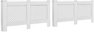 Kryty na radiátor, 2 ks, biele, 152 × 19 × 81,5 cm, MDF 3051378 - Kryt na radiátor