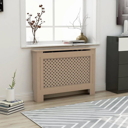 Radiator cover 112×19×81 cm MDF - Radiator Cover - Main image